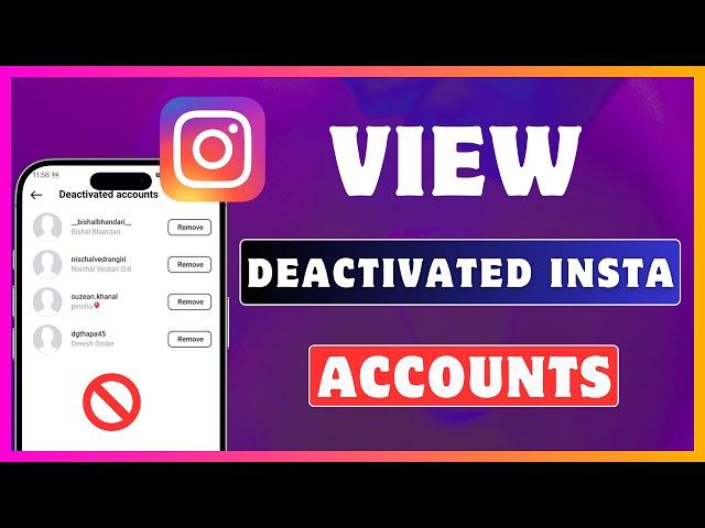 How To See Deactivated Instagram Account | Know Deactivated Instagram Profile