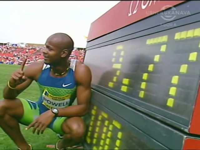 100m - Asafa Powell - 9.77 - Gateshead 2006