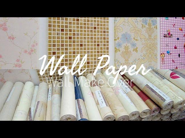 Wall Make Over | Wall Paper & Adhesive Powder