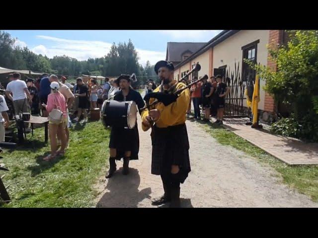 Medieval Music.Minstrels Bagpipes