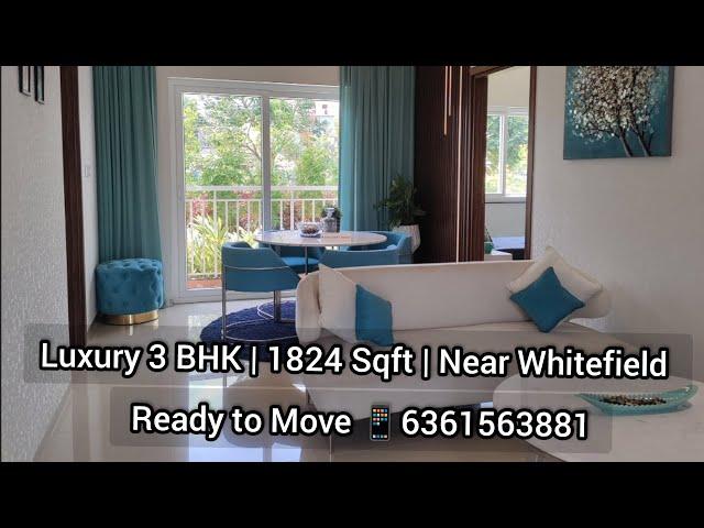 Luxury 3 BHK Flat Near Hoodi Circle, Whitefield | Bangalore Luxury Flats | 6361563881