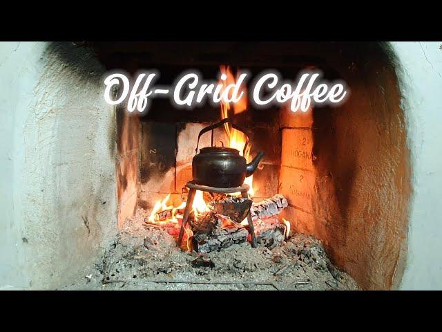 Off Grid Coffee made with rainwater