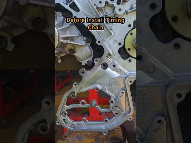 Before install timing chain #timingchain #automotive #mechanic #car #enginerepair #shorts #trending