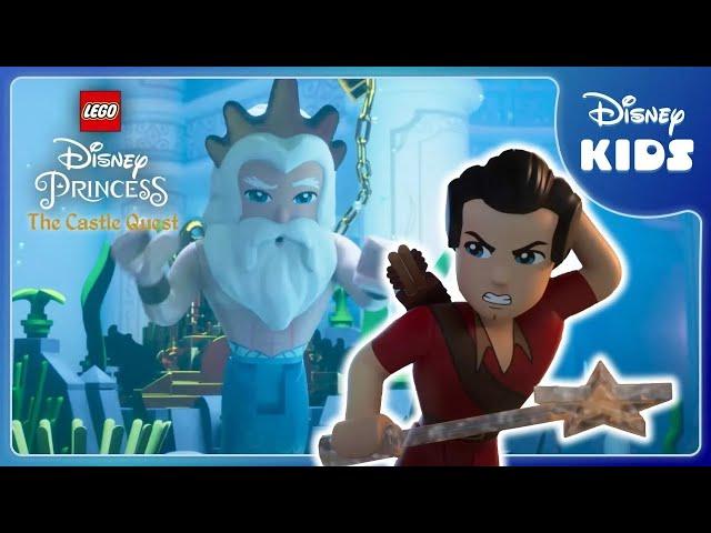 Gaston contro Re Tritone  | LEGO Disney Princess: The Castle Quest