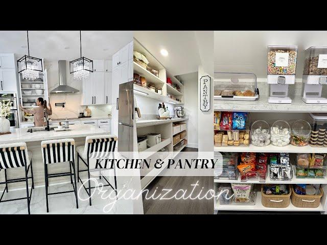 ORGANIZE WITH ME | KITCHEN & PANTRY ORGANIZATION IDEAS 2023