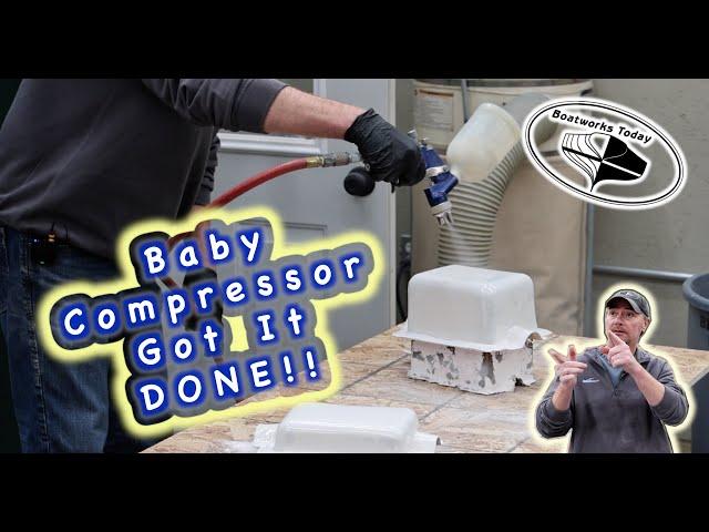 Spraying Gelcoat Over A Custom Fiberglass Part