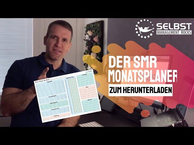 Der Selbstmanagement-rocks Monatsplaner zum Herunterladen