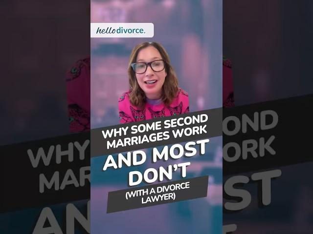The REAL Reason Some Second Marriages Work (But Most Don’t) #divorce