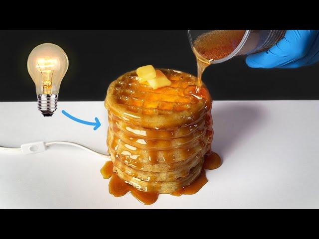 I Made the World's First Waffle Lamp