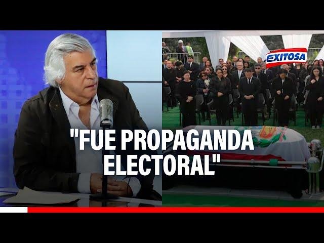 Fernando Olivera: "Entierro de Alberto Fujimori fue un acto de propaganda electoral"