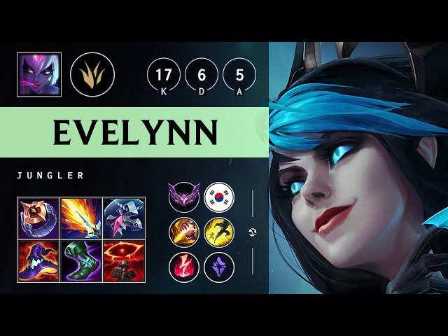 Evelynn Jungle vs Elise: Legendary - KR Master Patch 14.22