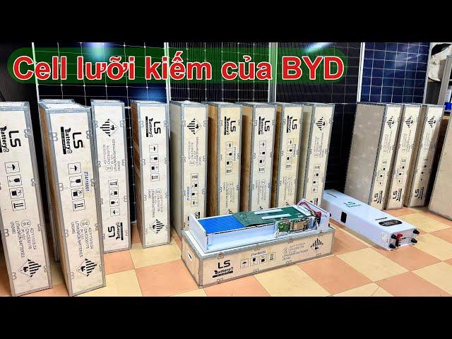 Pin lưỡi kiếm của BYD rất ngon và rẻ ghép với combo năng lượng mặt trời GEN 6k cực xịn !