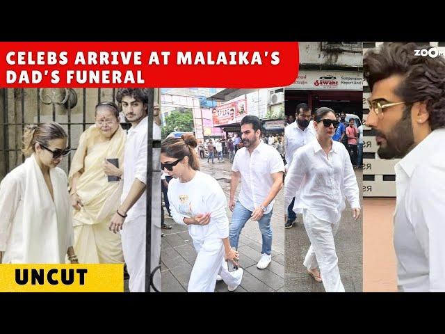 Malaika Arora’s dad’s funeral UNCUT: Arjun, Arbaaz-Sshura, Kareena ATTEND Anil Mehta’s last rites