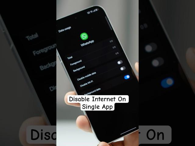 DisableInternet on Any App #AndroidTricks #iPhoneTricks #rvtechtamil