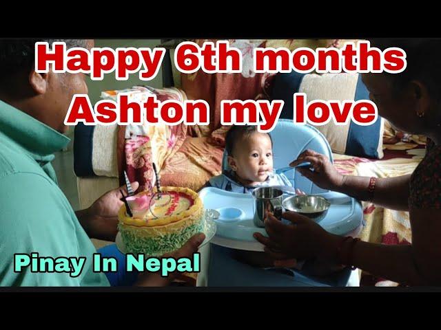 Happy 6th months Ashton my love, ready na kumain ang bebeloves ko!