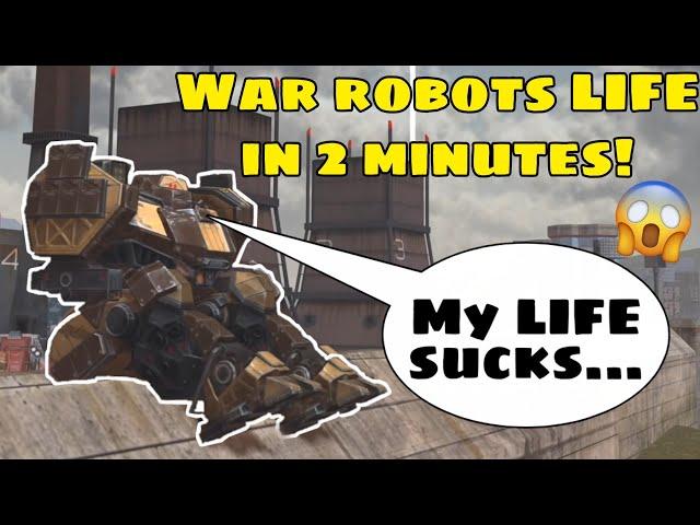 Your whole war robots LIFE in 2 minute | Life of WR players be like | War robots | Mighty spector