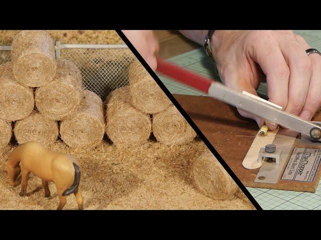 Realistic Hay Bales – Model Railroad Scenery