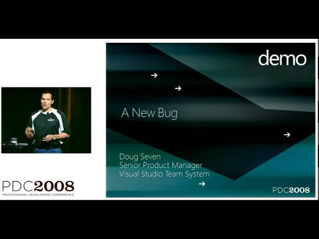PDC 2008 Microsoft Visual Studio Team System A Lap Around VSTS 2010
