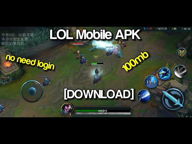 LOL Mobile APK [DOWNLOAD]