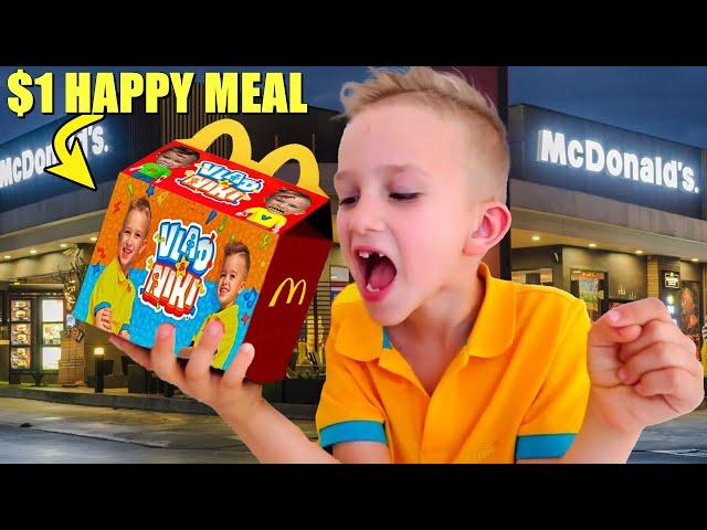 Vlad and Niki's Secret $1 Happy Meal from McDonald's 3AM!