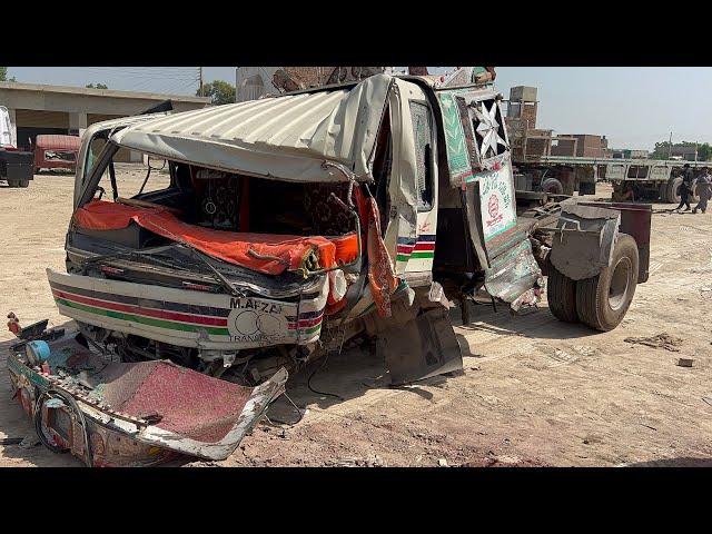 Fully Destroyed Truck Maintenance Scene ||Truck Restoration ||