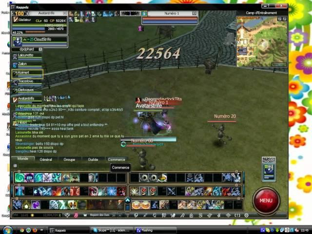 Glad r5 dps hache major+5 sans auto buff