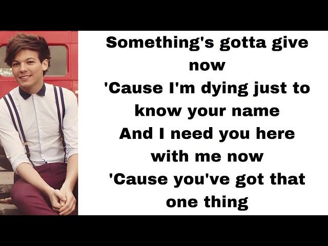 One Direction - One Thing (lyrics)