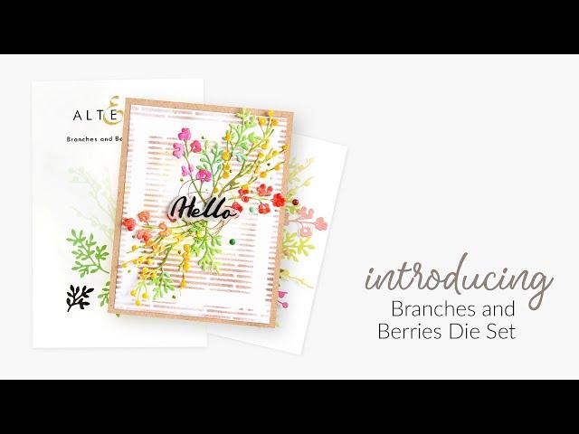 Branches and Berries Die Set Product Video