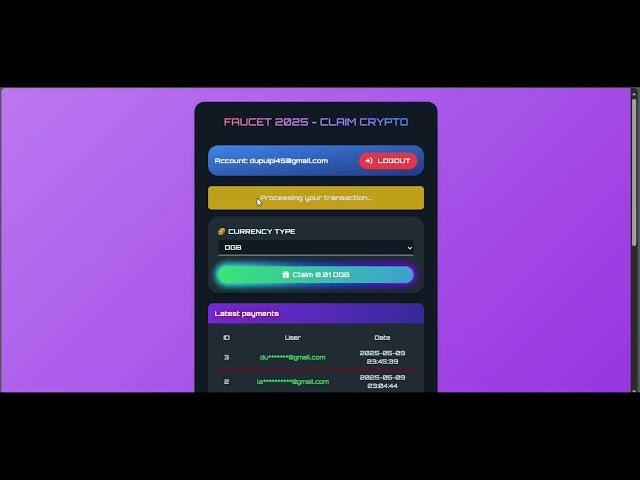 FREE DGB | NEW FAUCET | CLAIM 0.01 DGB DIRECTO TO FAUCETPAY #crypto #bitcoin #usdt