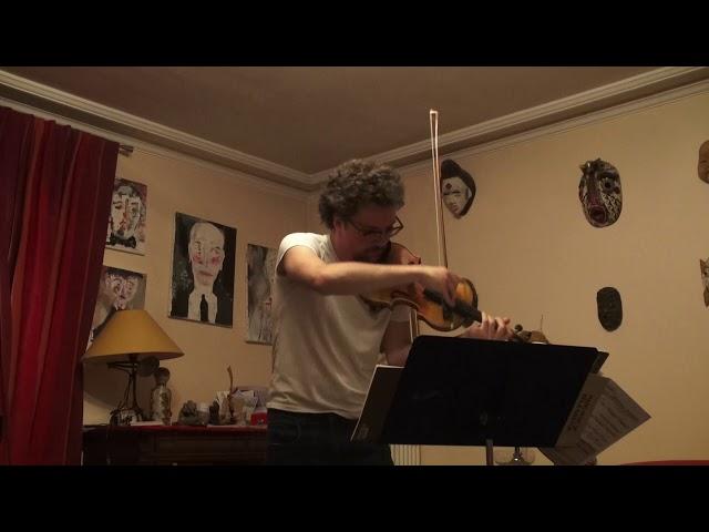 Béla Bartók - Sonata for solo violin - IV/Presto - Leo Marillier