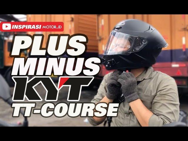 REVIEW HELM KYT TT COURSE SATU TAHUN PEMAKAIAN