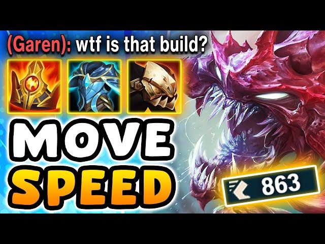 MOVE SPEED CHO'GATH IS THE MOST BROKEN THING IN LEAGUE RIGHT NOW (hilariously broken)