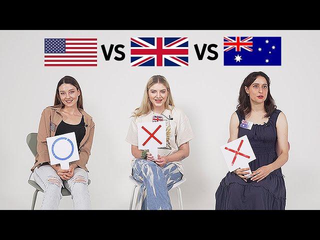 USA vs UK vs AUS - Differences and Similarities