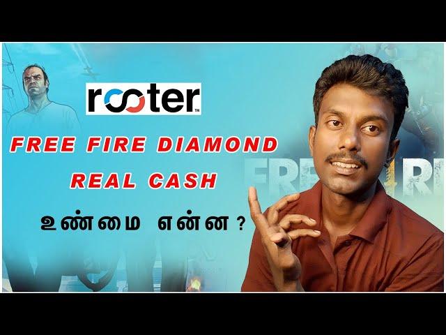 Rooter App Review Tamil | Rooter app free fire diamond tamil |Tricky Tricks Tamil | Rooter app tamil