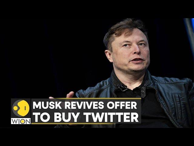 Elon Musk ready to buy Twitter at original offer price: Reports | World News | WION