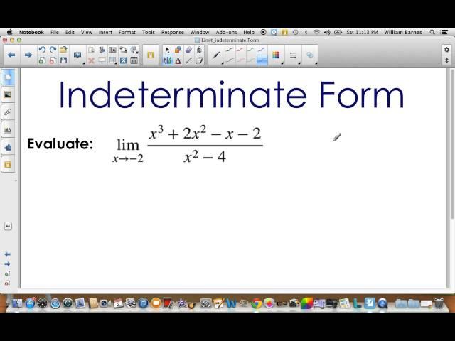 Limits in Indeterminate Form (Part 1) - Factoring