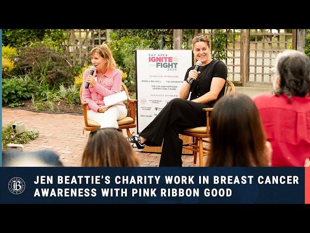 Bay FC Defender Jen Beattie's Community Work in Breast Cancer Awareness