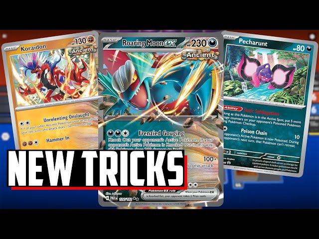 LATEST Roaring Moon ex deck has NEW WAYS TO WIN! - (Pokemon TCG Deck List + Matches) Surging Sparks