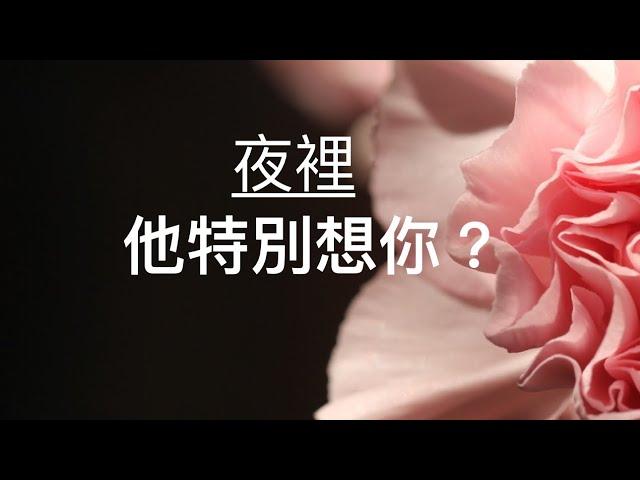 塔羅占卜 夜裡 他會特別的想你？（短占）