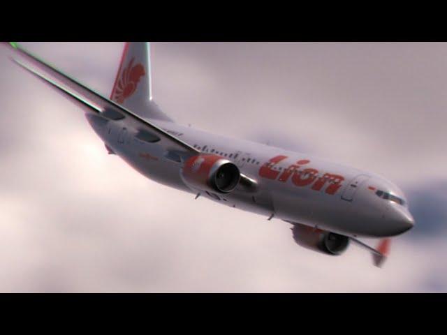 Lion Air Flight 610 - Crash Animation