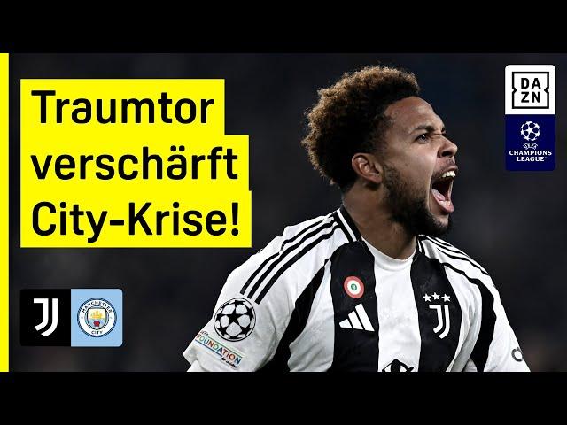 McKennie haut den Seitfallzieher raus: Juventus Turin - Man City | UEFA Champions League | DAZN