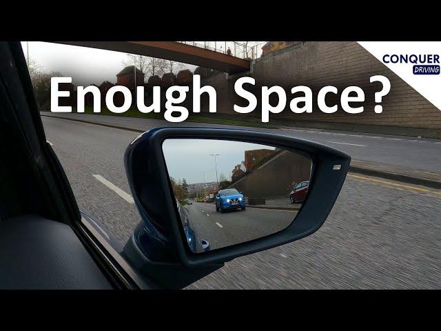 How to Judge when to Change Lanes using the Mirrors - Blind Spots also