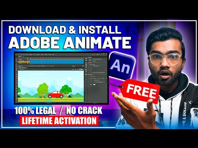 How to Download & Install Adobe Animate in PC & Laptop (2024) (No Crack / 100% Legal)