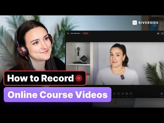 How to Record and Edit Online Course Videos