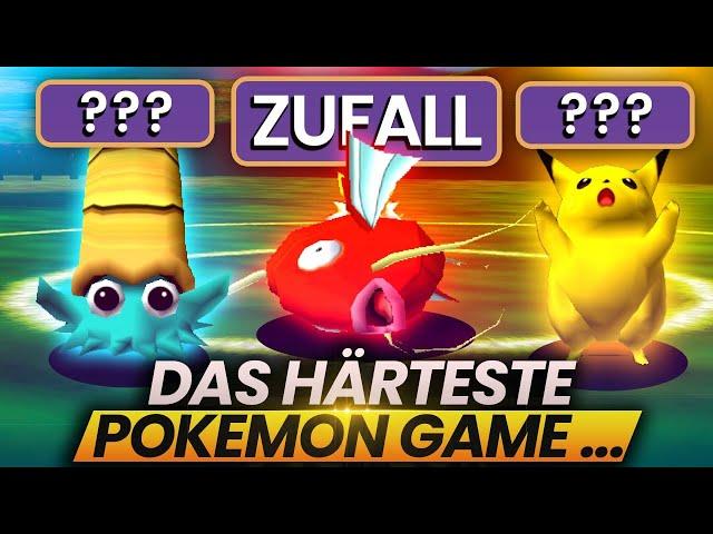 Kann ich das SCHWERSTE Pokemon-Spiel mit ZUFÄLLIGEN Teams durchspielen?