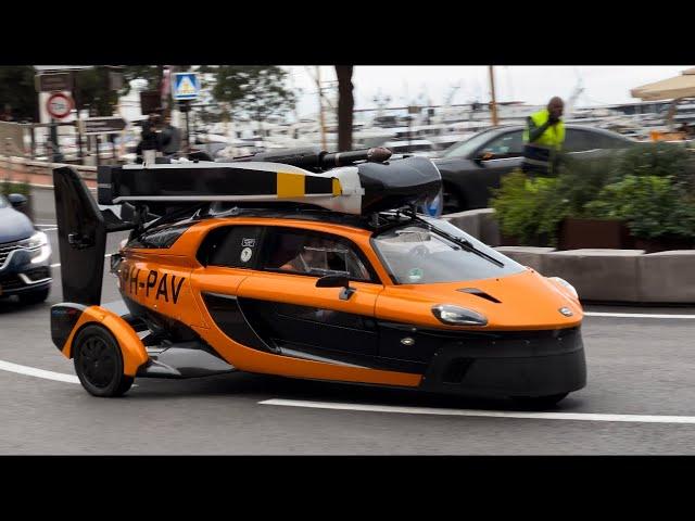 PAL-V Liberty the Flying Car driving in Monaco!!  500.000€