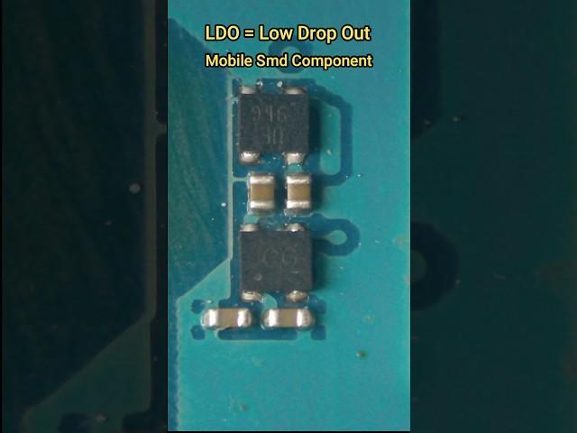 Smd Component LDO #mobilerepair #technology
