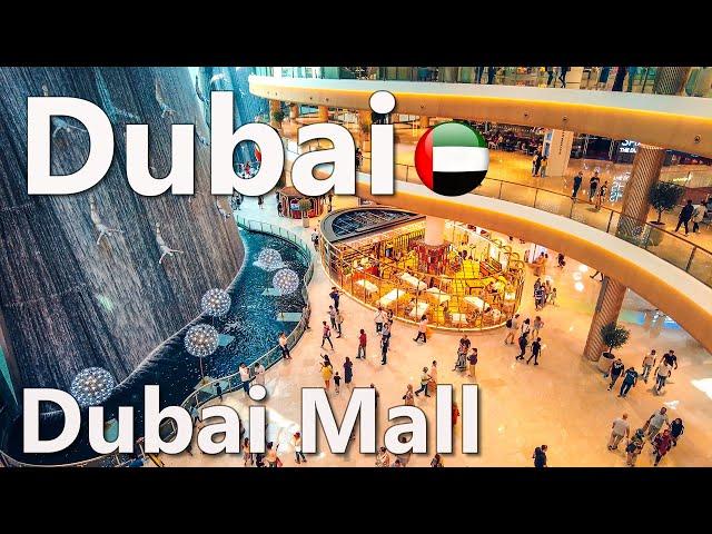 Luxury Mall in Dubai Full Tour 4K  Dubai Mall