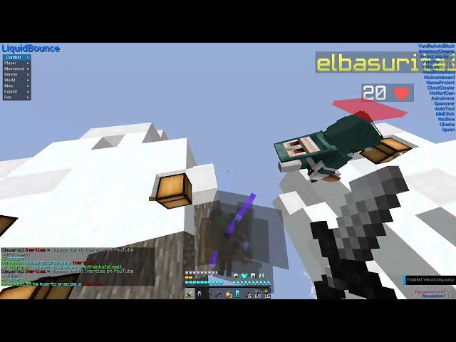 Hacking on ZoneCraft with LiquidBounce - New Best Cracked Server to Hack on? + with Config