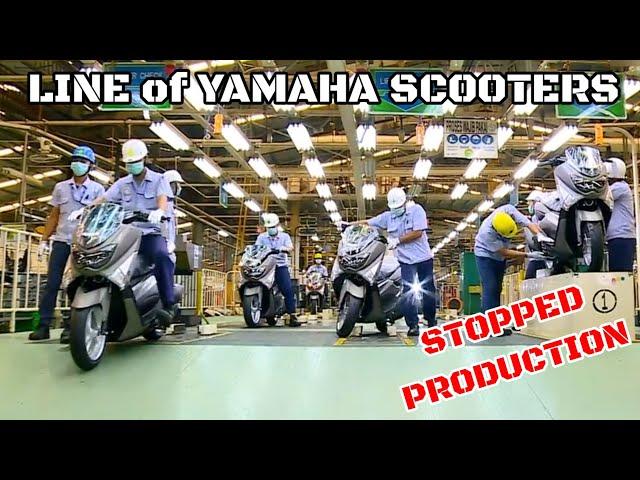 LINE of YAMAHA SCOOTERS STOPPED PRODUCTION